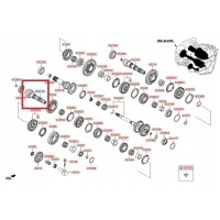 Oem вал wyjściowy 432152d130 кпп 7dct kia / hyundai