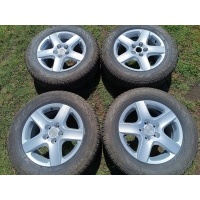 Колёсные диски алюминиевые 5x114 , 3 nissan qashqai juke x - trail шины зимние 215 / 60 8m
