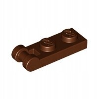LEGO Zawias 1x2 zaczep 60478 6102975 R Brown U