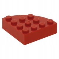 Lego 2577 4240189 brick 4x4 красный 1szt p341