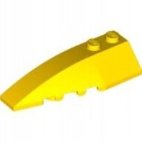 Lego 41748 желтый козырек клин 6x2 4160129 1szt