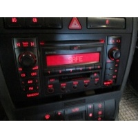 Audi a4 b5 рестайлинг радио 2 din radiodtwarzacz компакт - диск 8d0035195 отсутствие кода