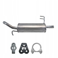 Tłumik końcowy Mitsubishi Colt 5 drzwi 1.3i 16V 75 - 95 KM 2004 - 2012
