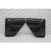 Комплект обшивок дверей (Коричневая кожа) Porsche Cayenne 92A 2010 95855520104OA1