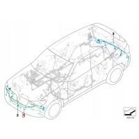 Bmw g01 g02 x3 x4 свет pdc передняя 6991952 oe