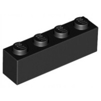 LEGO 3010 Czarna belka 1x4 301026 1szt