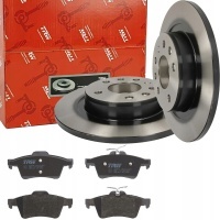Trw тормозные диски колодки задняя opel vectra signum saab 9 - 3 278mm