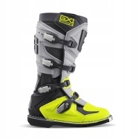 Gaerne buty кросс / enduro модель gx - 1 goodyear yellow чёрный цвет желтый fluo /