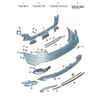 Новые оригинальные audi oe накладка декоративная alu стандарт 8w0853551c3q7