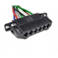 Вилка лампы задняя 6pin vollkswagen seat skoda audi 1j0972706