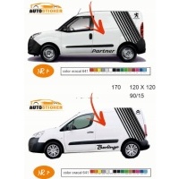 Наклейка naklejki bus партнер peugeot berlingo комбо
