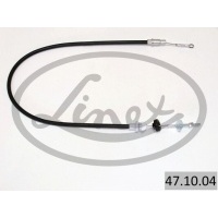 Linex 47.10.04 трос оборудования . jetta гольф 1.1 1.3 1.5 76 - 83 1055mm 171721335d