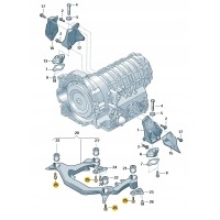 NOWE ORYGINALNE AUDI OE ŚRUBA Z ŁBEM 6 - KĄTNYM N90823503