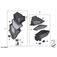 13717852380 вставка фильтра воздушный bmw m5 f90 m8 f91