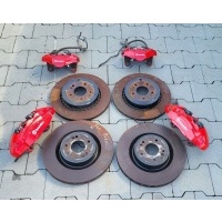 Kia stinger комплект тормозов тормозные диски клеммы brembo