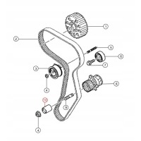Лапа ведущий грм 2.0l дизель patriot / caliber mopar oe 68000678aa
