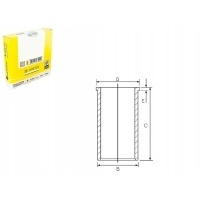 Goetze втулка цилиндра мерседес 123 w123 8 w115 heckflosse w110 t2 л