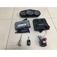 Замок зажигания (комплект) Renault Renault Fluence 2010-2017 7701208408, 284B13208R, 237101353R, 248100047R