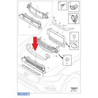 Уплотнитель volvo xc60 18 - oe 31455212