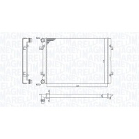 magneti marelli 350213196100 радиатор , системы охлаждения двигателя
