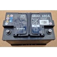 Аккумулятор agm 68ah 680a 8w0915089 оригинал 2024 rok как новый