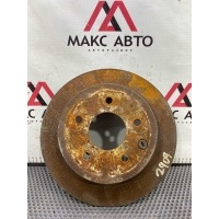Б/У тормозной диск Nissan Qashqai J10 2007 43206-JD00A, <strong>-Б/У Детали сняты с АВТОМОБИЛЯ</strong>