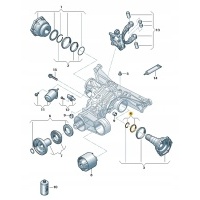 Новые оригинальные audi oe комплект ремонтный для pierście - nia кручения 0b0598073