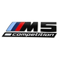 Oe bmw f90 эмблема значек m5 competition чёрный