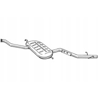 bosal глушитель системы трубы задняя volvo 850 c70 i s70 v70 i 2.0 2.4