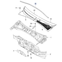 Уплотнитель Капота Chevrolet Lacetti J200 2008 96940960
