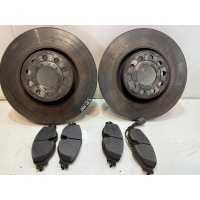 Тормозные диски колодки передняя volkswagen passat b8 2.0 tdi 312mm комплект