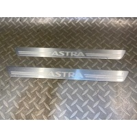 Накладки накладка порога хромированная astra iii h оригинал 13243521