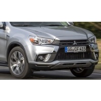 Mitsubishi asx рестайлинг передняя капот бампер лампы