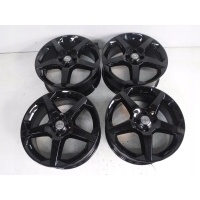 Колёсные диски alu черные opel 17 4x100 хороший toyota volkswagen skoda seat kia mazda