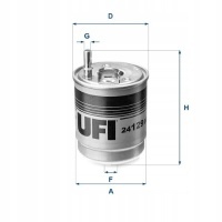 фильтр топлива дизель oe - ufi 24.129.00