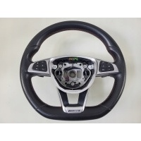 Мерседес cla c117 x117 w117 amg руль лопатки многофункциональная кожаная