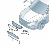 Oryginalny значек эмблема seat tarraco хромированная