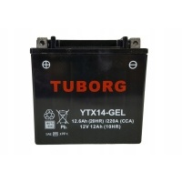 Tuborg ytx14 - gel 12.6ah 220a agm аккумулятор вспомогательный джип 56029759ab