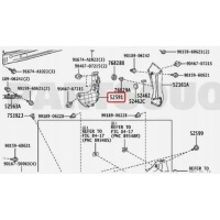 Подкрылок крышка правая задняя toyota rav4 v 2019 - 52591 - 42100
