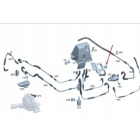 Mercedes - benz спринтер w906 vacuum reservoir bracket a6510941641