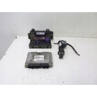Комплект стартовый блок управления двигателя fiat панда ii 1.2 2007 год . 51793113