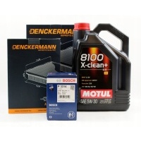 Комплект фильтров масляный motul 5w30 volkswagen гольф v 1.6 bse