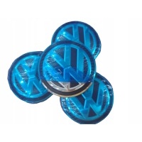 Dekielki для volkswagen 65 мм чёрный - сильвер