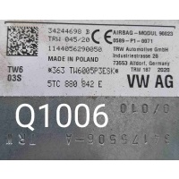 Подушка безопасности коленная Volkswagen Tiguan II (2016—2020) 2019 5TC880842E