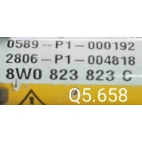 Петля капота Audi A4 B9 рестайлинг (2019—2023) 2022 8W0823823C, 8W0823302E