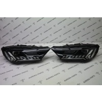 Комплект фар в сборе (Matrix, рестайлинг, в бронепленке) Audi Q7 4M 2015 4M0941040C