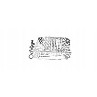 Комплект комплект прокладок двигателя toyota land cruiser 200 v8 oem 04111 - 51042