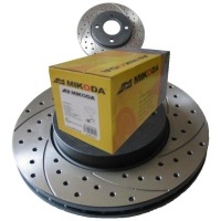 Тормозные диски mikoda 0428 gt колодки bmw 5 e39 передняя 296mm