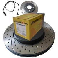 Тормозные диски mikoda 0428 gt колодки czujn bmw 5 e39 передняя