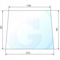 Стекло переднее renault 75 - 12 113 - 14 7700016589